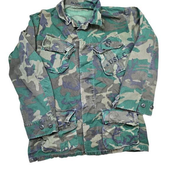 Vintage Camo Vietnam?? Jungle Jacket. Read
